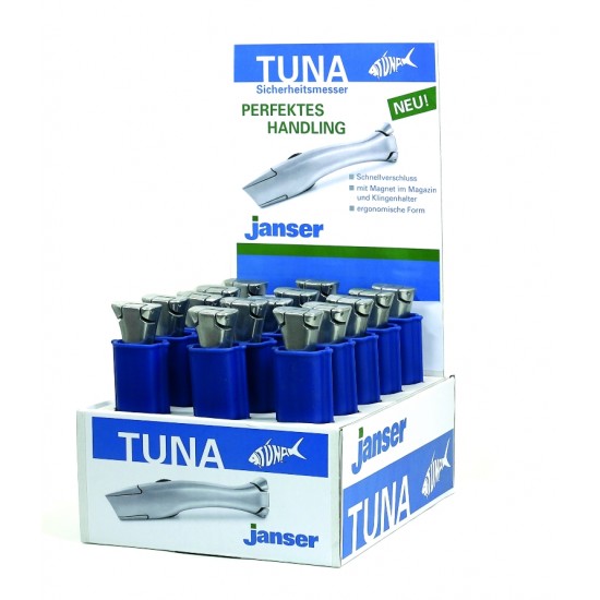 TUNA Safety Knife - Display with 15 knives JANSER 