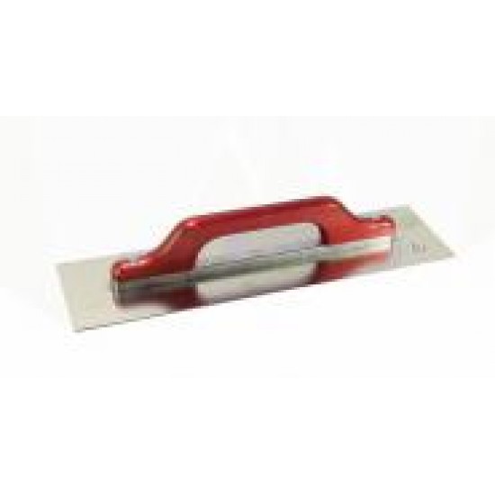 Swiss smoothing trowel 48 cm with spacer - stainless JANSER 